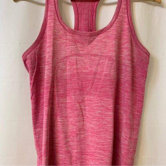 Lululemon Swiftly Tech Tank Heathered Pink Size 10 - Picture 2 of 5